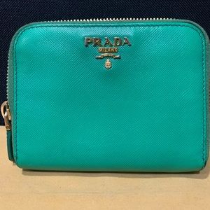 Small Saffiano Prada wallet